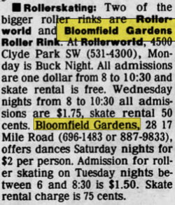 Bloomfield Gardens - Aug 05 1982 Article (newer photo)